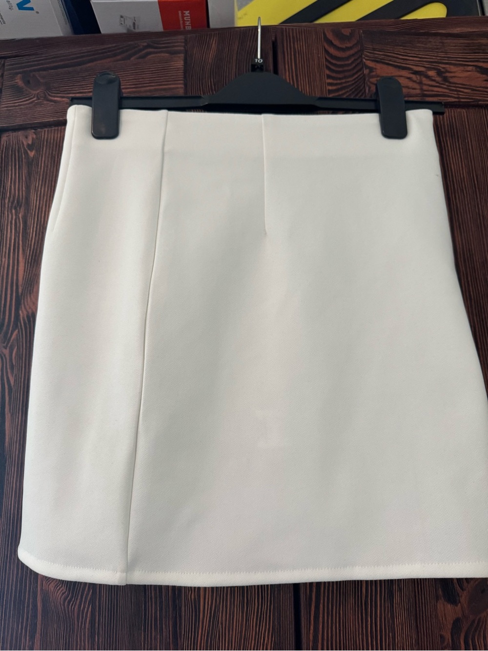 French Kiss White Mini Skirt size S
